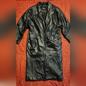 Wilson's leather trench coat for women